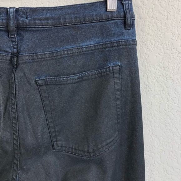 The Kooples Skull Hardware Two Tone Slim Straight Jeans - Picture 8 of 11